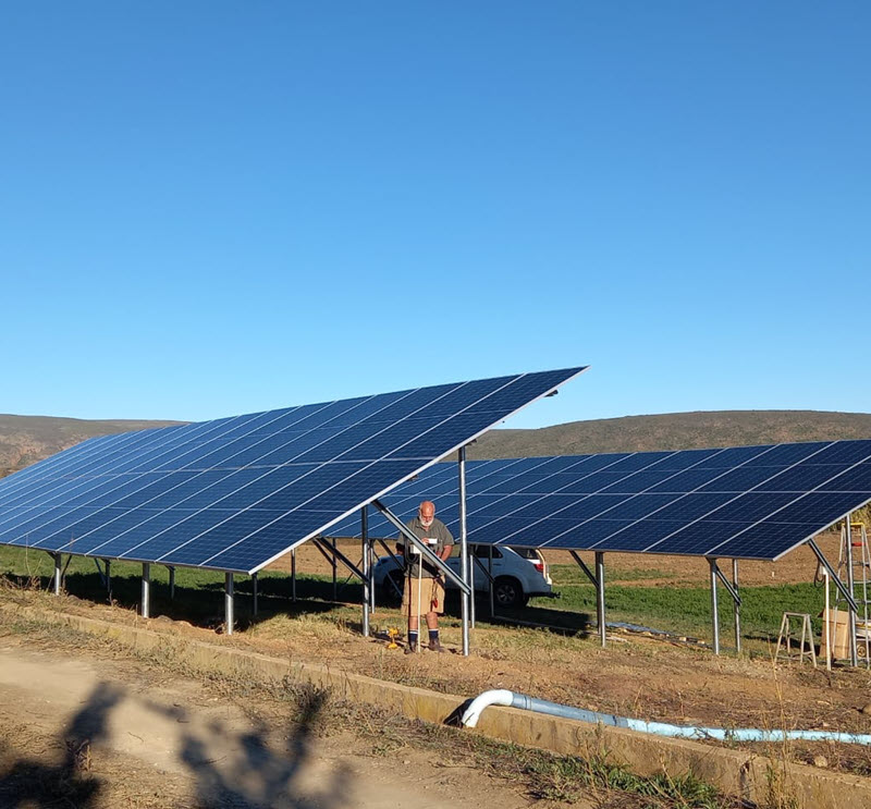 11kW Pump Station with Hybrid Solar System